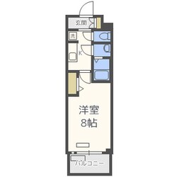 プレサンス心斎橋ソレイユの物件間取画像